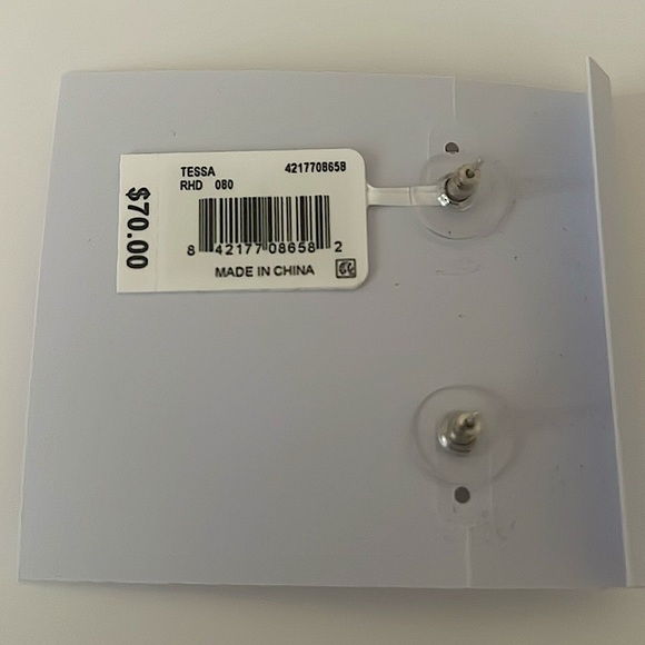 NWT Kendra Scott Tessa
Rhodium Drusy Stud Earrings. - Picture 3 of 4